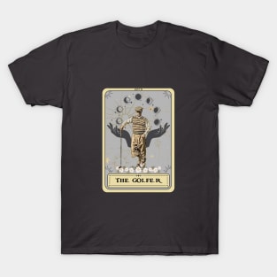 The Golfer Tarot Card, Golf Player T-Shirt